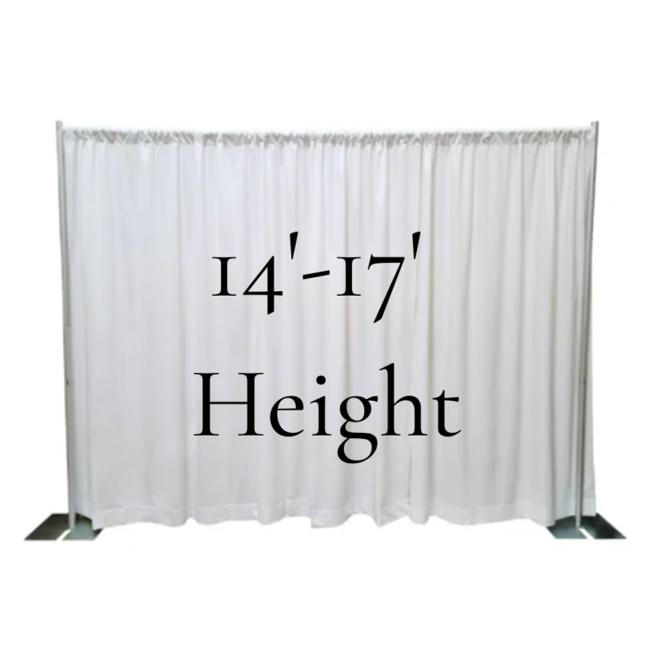 Super Frame Pipe & Drape: 14'-17' height