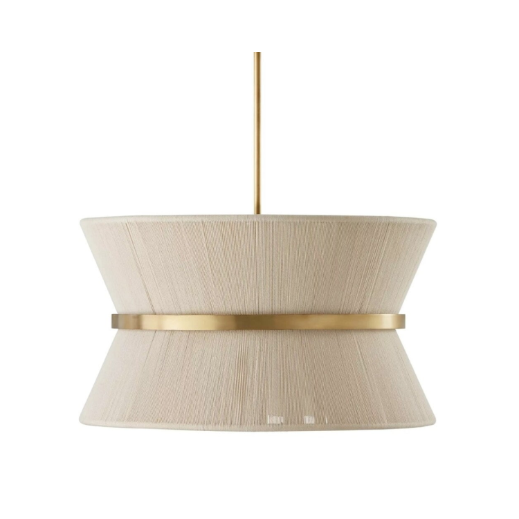 Cream and Gold Full Weave Drum Cream and Gold Full Weave Drum