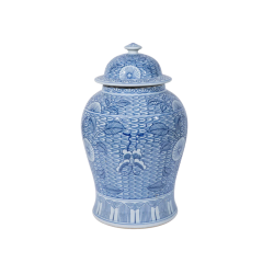 Twisted Lotus Small Temple Jar