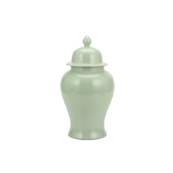 Celadon Temple Jar - S