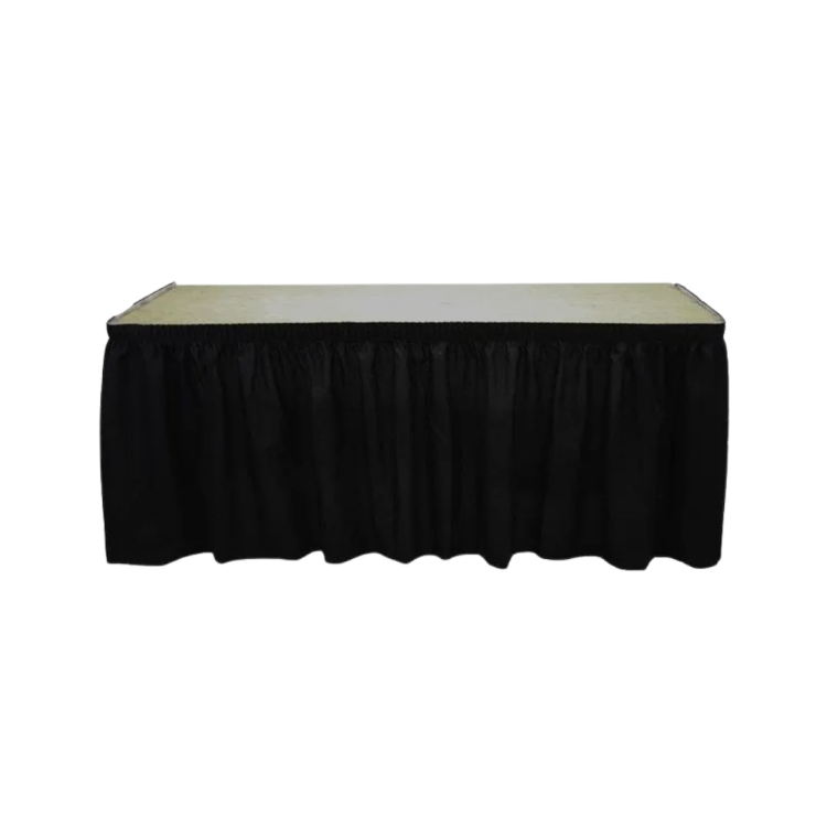 Table Skirt  (Black 30 H) Table Skirt  (Black 30 H)