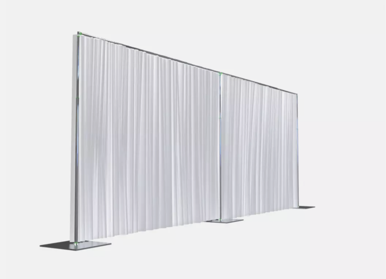 White Backdrop Draping