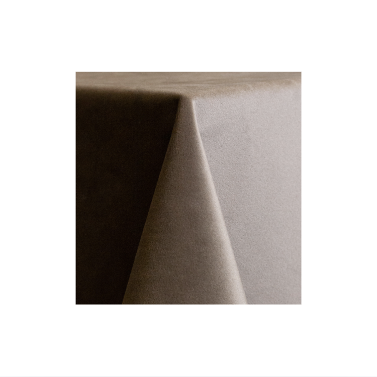Taupe Velvet Napkin