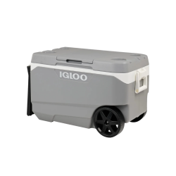 90-Quart Gray Roller Cooler