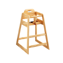 Natural Wood High Chair