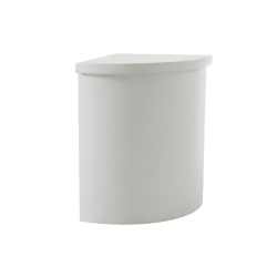 White Classic Bar Corner (Curved)