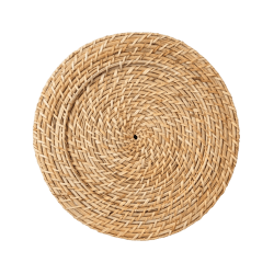 Acopa 13 Round Blonde Rattan Charger Plate