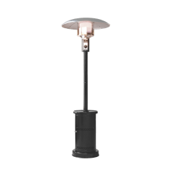 Black Patio Heater w/ Propane Tank (Mushroom Top)