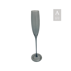 Stone Blue Champagne Flute