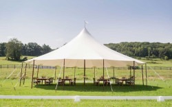 43' X 44' Stillwater Sailcloth Pole Tent