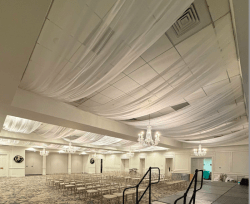 Landfall Country Club Ballroom Draping