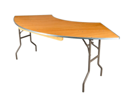 7-ft serpentine tables