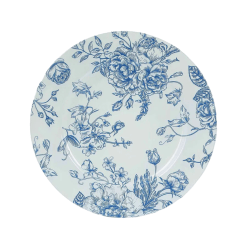 Blue Floral Charger