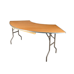 7-ft serpentine tables