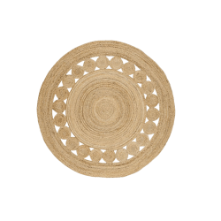 Round Natural Jute Rug