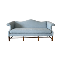 Camelback Sofa - Light Blue