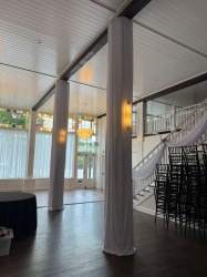 Interior Column Draping - 128 South