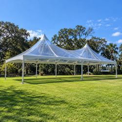 20' x 40' High Peak Cleartop Tent