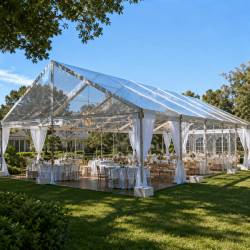 40' X 80' Cleartop Gable Structure Tent