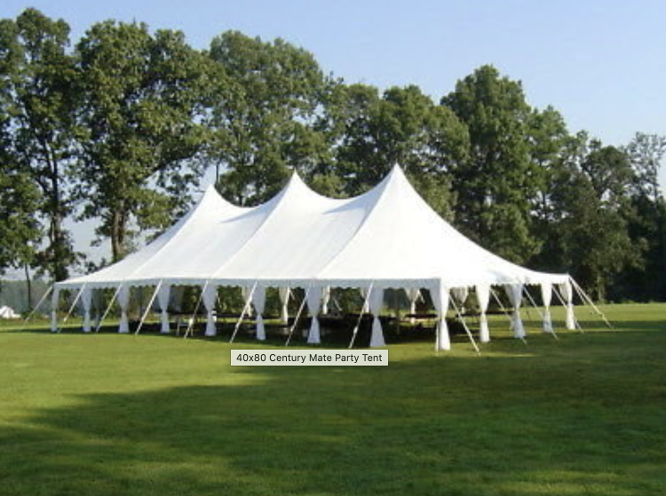 40' X 80' Top Tec Pole Tent