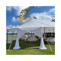 Tent Entrance Drapes - Sheer