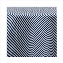 Navy Morgan Stripe on Panama 90 x 132